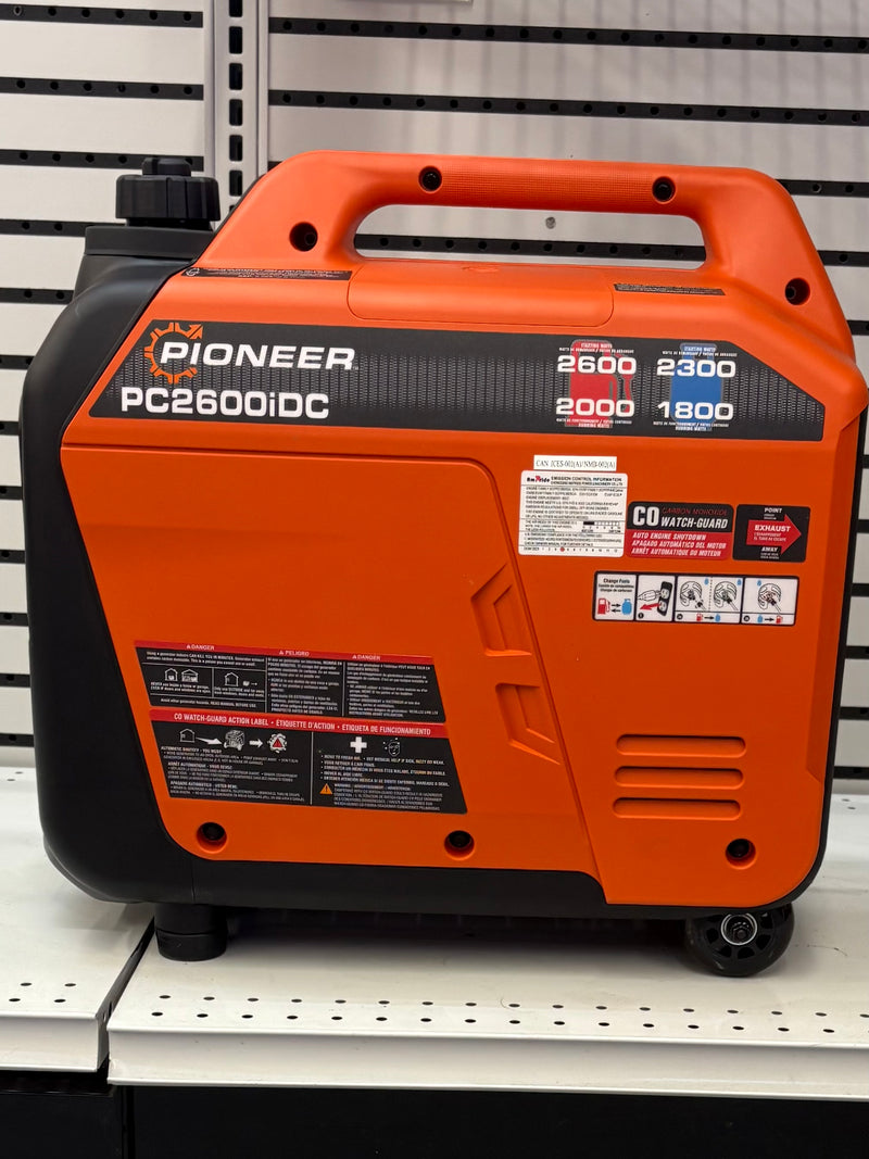PIONEER PC2600IDC DUAL FUEL GENERATOR/INVERTER