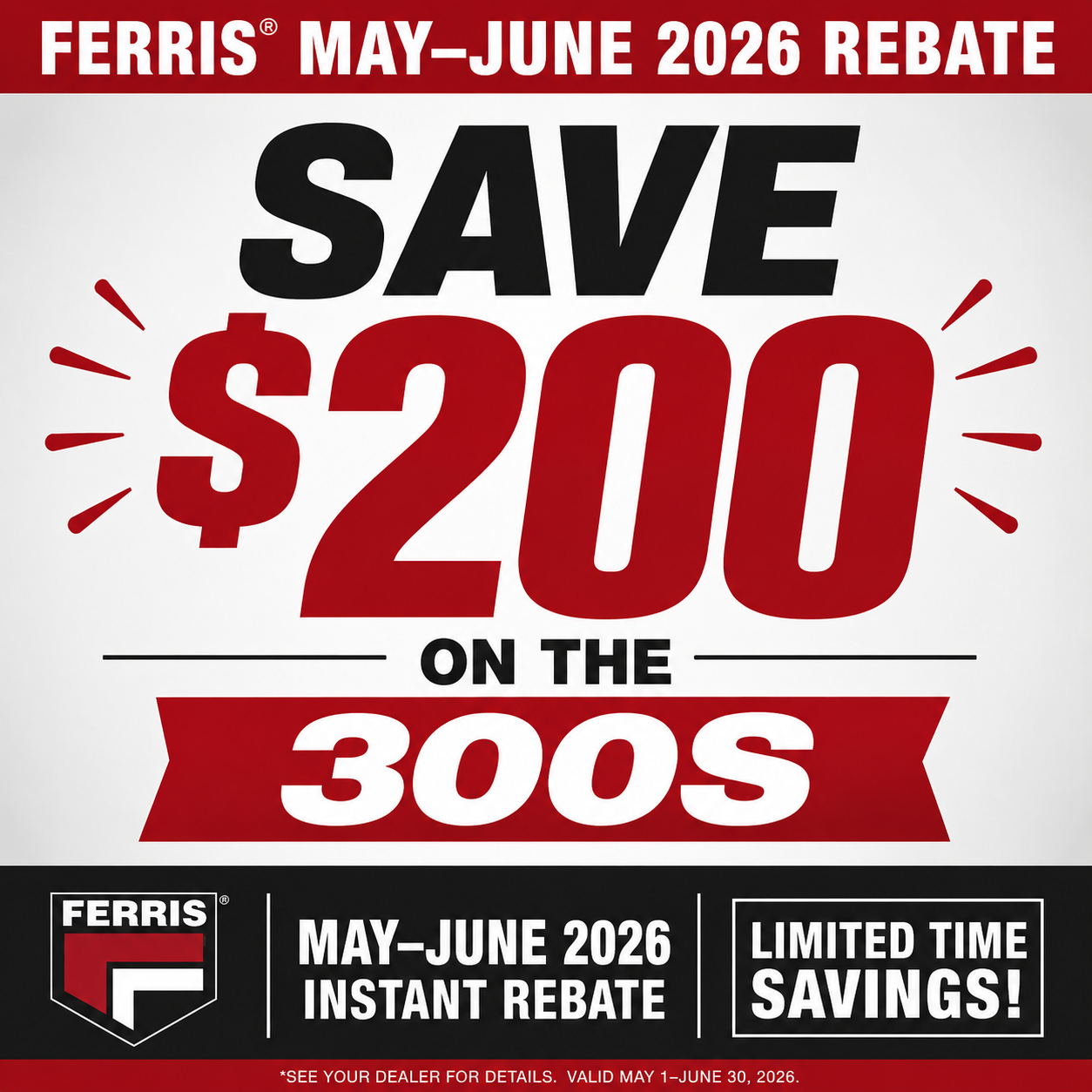 Ferris 300S 42in Zero Turn Mower | 23HP Briggs & Stratton PXi V-Twin Engine - 5902144