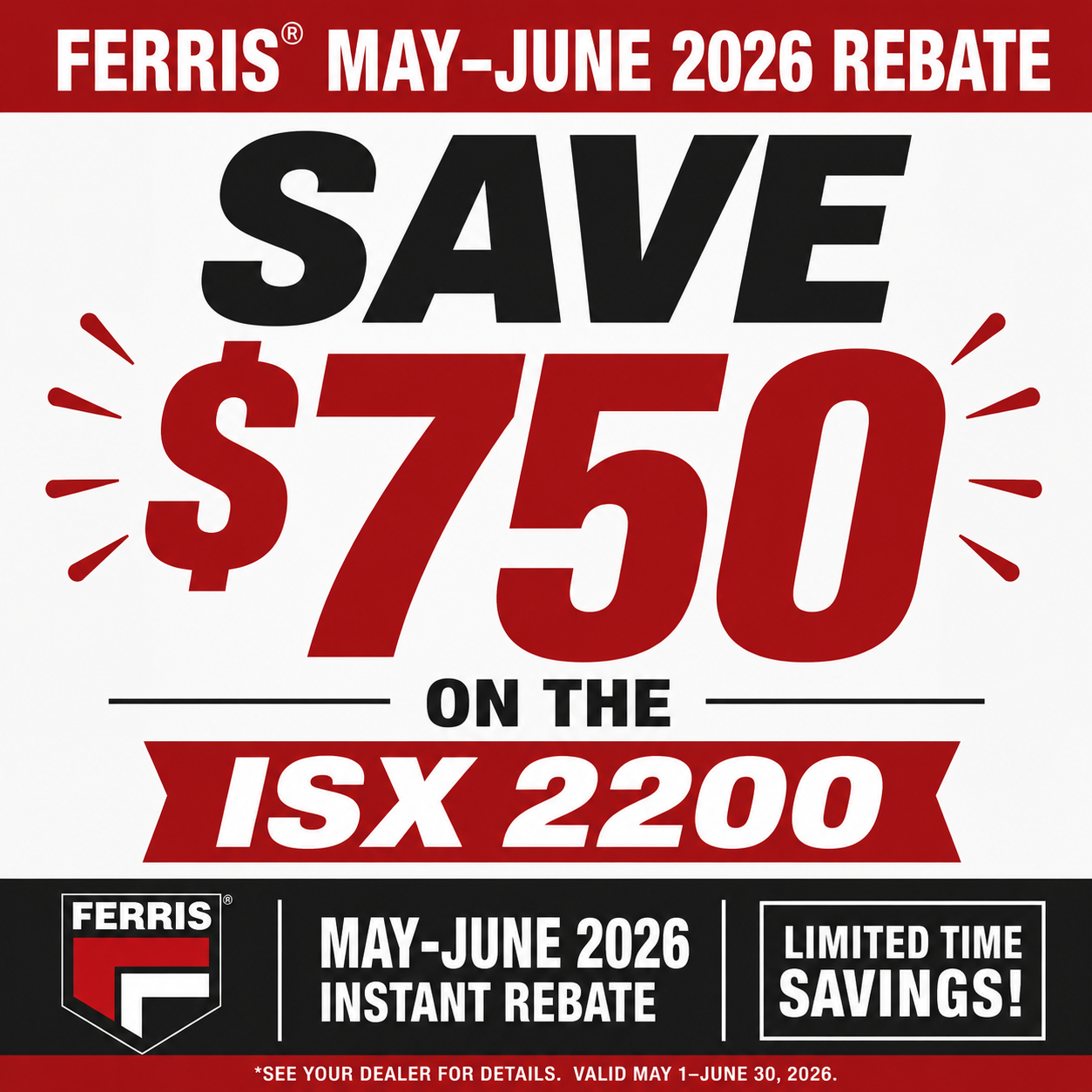 FERRIS ISX2200 60