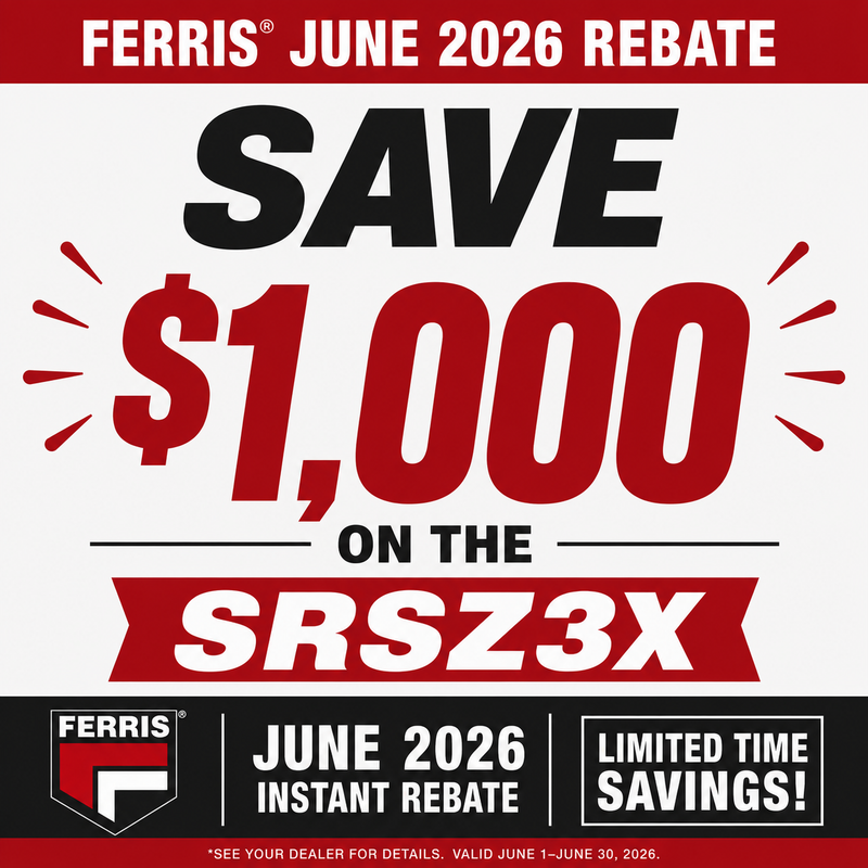 Ferris® SRS™ Z3X Soft Ride Stand-On Mower | 52‑Inch Cutting Deck