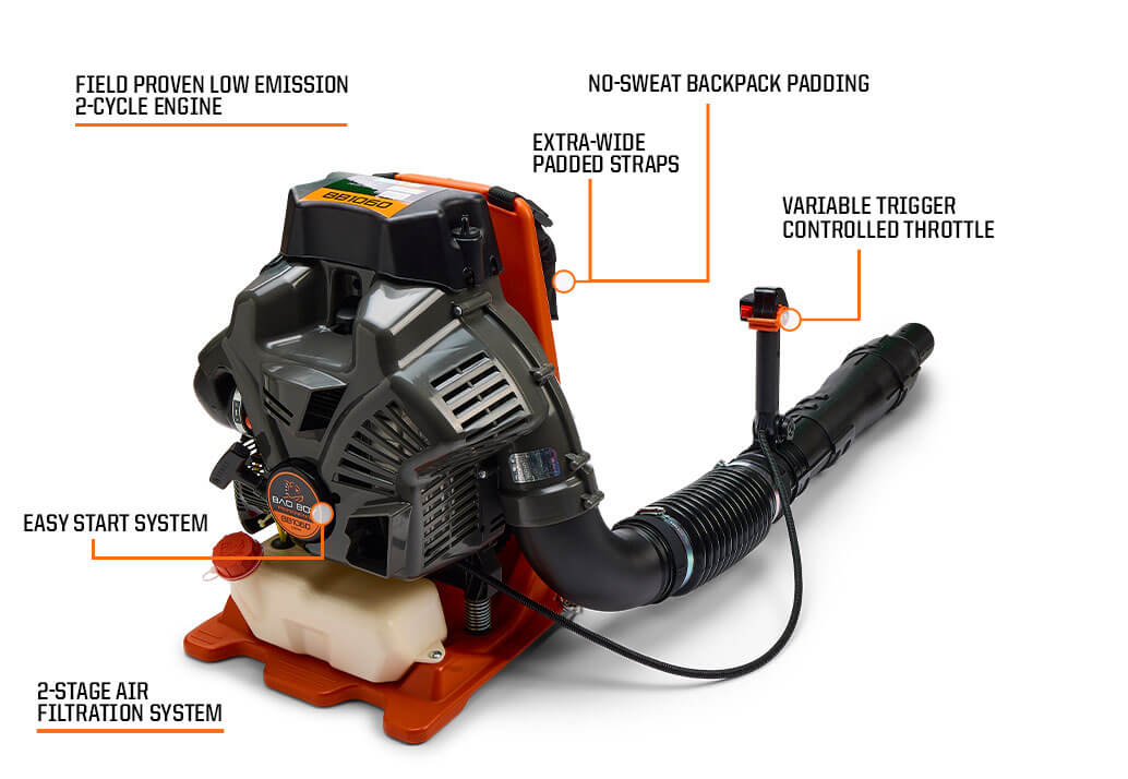 BAD BOY 1060 GAS-POWERED BACKPACK BLOWER