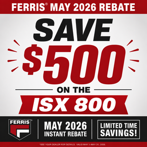 Ferris ISX800 60in Zero Turn Mower | 27 HP Briggs & Stratton CXi EFI w/ OilXtend™ Engine