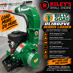 Billy Goat DL1802VE DL18 Debris Loader – 18 HP Vanguard – Electric Start