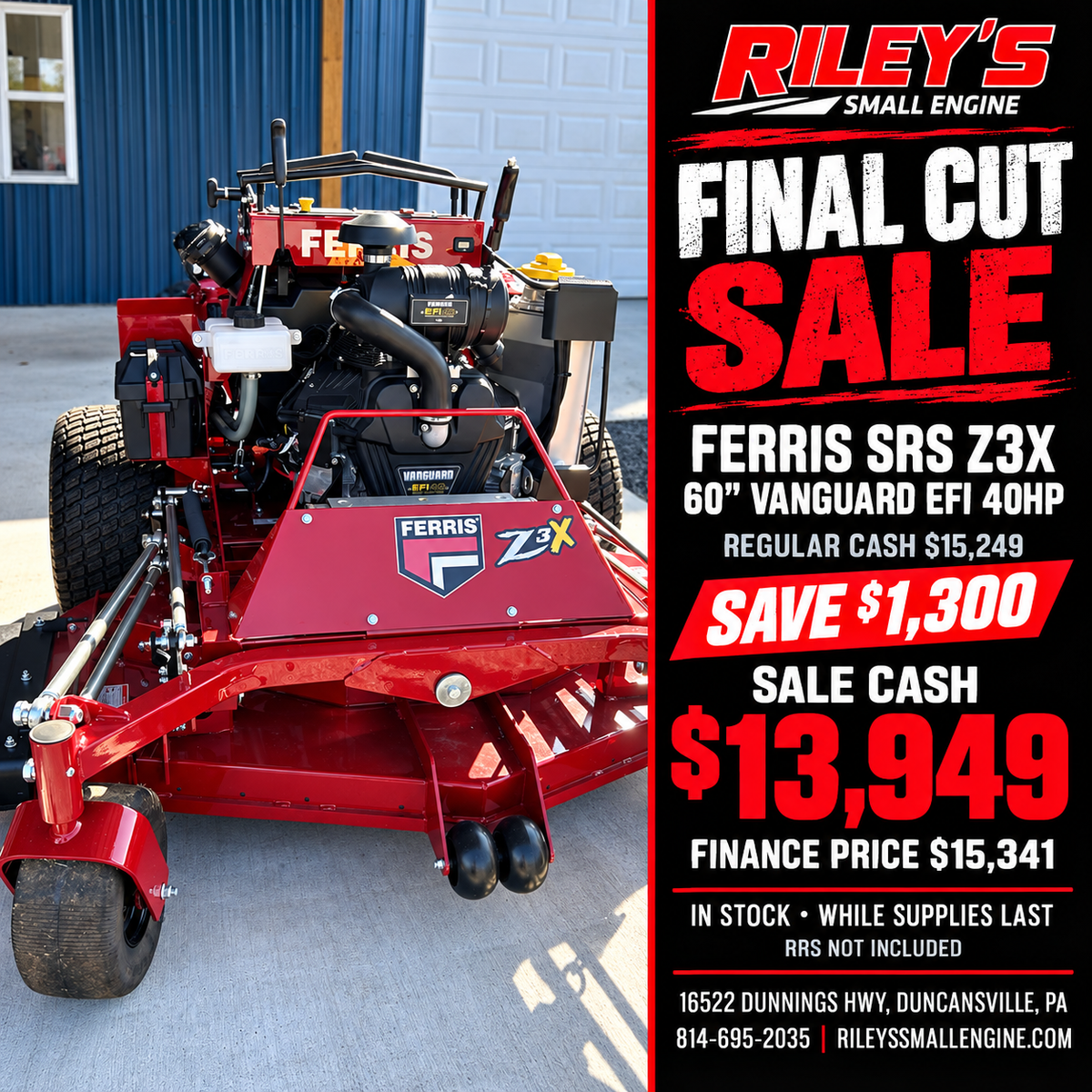 Ferris SRS™ Z3X Soft Ride Stand-On Mower, 60