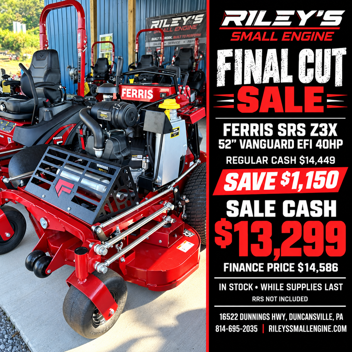 Ferris® SRS™ Z3X Soft Ride Stand-On Mower | 52‑Inch Cutting Deck