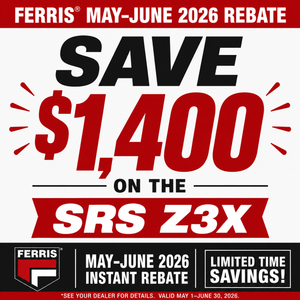 Ferris® SRS™ Z3X Soft Ride Stand-On Mower | 52‑Inch Cutting Deck