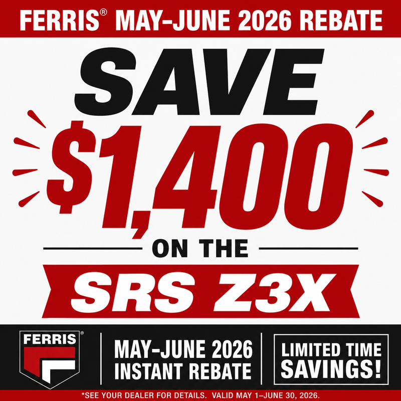Ferris® SRS™ Z3X Soft Ride Stand-On Mower | 52‑Inch Cutting Deck
